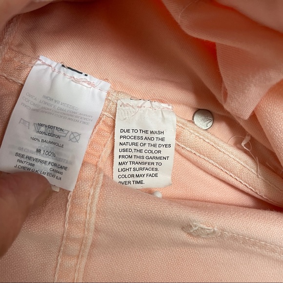 Madewell Women's Straight Leg Jeans in Light Pink - Picture 7 of 7